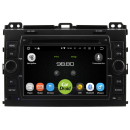 Штатная магнитола Roximo CarDroid RD-1105D-Y для Toyota Land Cruiser Prado 120 2002-2009 с усилителем (Android 10.0) DSP