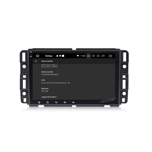 Штатная магнитола CarMedia MKD-G882-P6N для Chevrolet Tahoe III, Suburban XI 2006-2014 на Android 11.0