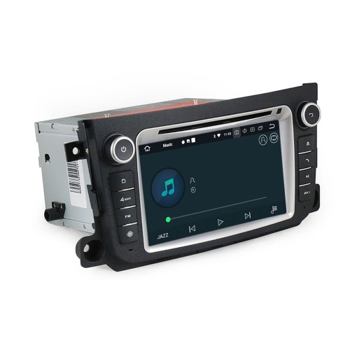 Штатная магнитола CarMedia MKD-M794-P6 для Mercedes Smart Fortwo II 2007-2015 на Android 10.0