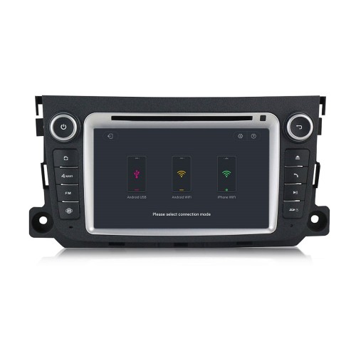 Штатная магнитола CarMedia MKD-M794-P6 для Mercedes Smart Fortwo II 2007-2015 на Android 10.0