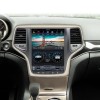 Магнитола Тесла CarMedia ZF-1217G-DSP Tesla-Style для Jeep Grand Cherokee 2013+ (рамка цвет: шампань) на Android 9.0