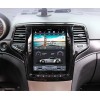 Магнитола Тесла CarMedia ZF-1217B-DSP Tesla-Style для Jeep Grand Cherokee 2013+ (рамка цвет: черная) на Android 9.0