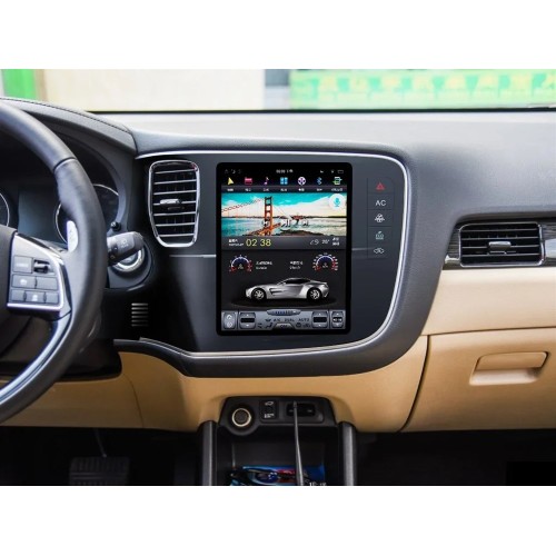 Магнитола Тесла CarMedia ZF-1109-DSP Tesla-Style для Mitsubishi Outlander III 2013-2020 (все комплектации) на Android 9.0