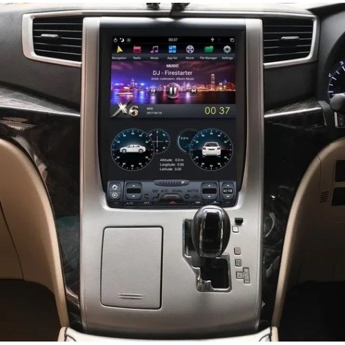 Магнитола Тесла CarMedia ZF-1269H-DSP Tesla-Style для Toyota Alphard 2010-2014 на Android 9.0