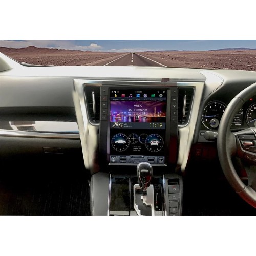 Магнитола Тесла CarMedia ZF-1308L-DSP Tesla-Style для Toyota Alphard 2015-2019 на Android 9.0