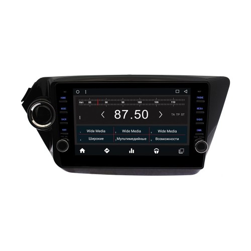 Штатная магнитола Wide Media CF9011-OC-2/32 для Kia Rio, K2 2011-2017 на Android 8.0