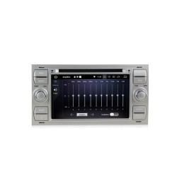 CarMedia MKD-F745S-P6N для Ford Focus, C-Max, S-Max, Fiesta, Fusion, Mondeo, Transit, Kuga (silver) на Android 11.0