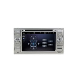 CarMedia MKD-F745S-P6N для Ford Focus, C-Max, S-Max, Fiesta, Fusion, Mondeo, Transit, Kuga (silver) на Android 11.0