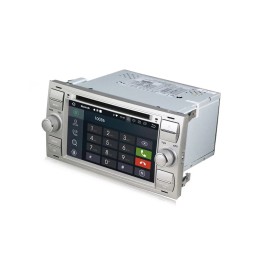 CarMedia MKD-F745S-P6N для Ford Focus, C-Max, S-Max, Fiesta, Fusion, Mondeo, Transit, Kuga (silver) на Android 11.0