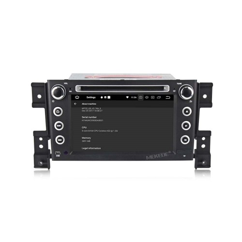 Штатная магнитола CarMedia MKD-S768-P6 для Suzuki Grand Vitara III 2005-2015 на Android 10.0