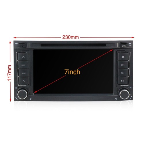 Штатная магнитола CarMedia MKD-V730-P6 для Volkswagen Touareg, Multivan T5 2003-2015 на Android 10.0