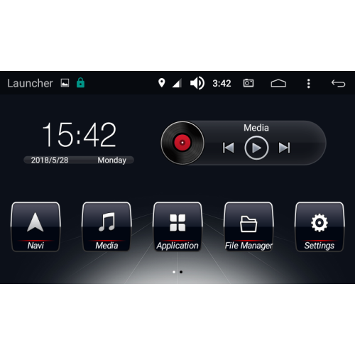 Интерфейс на Android CarMedia ASR DZ-221 для AUDI A3(2015-2019), A4/A5/A7(2017-2019), Q5(2018-2019), Q7(2017-2019)