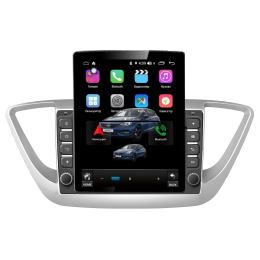 Магнитола Farcar RT766R (S300) TESLA для Hyundai Solaris 2017+ на Android 9.0
