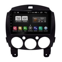 Магнитола FARCAR LX1200R (S195) для Mazda 2 II 2007-2014 на Android 8.1