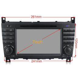 CarMedia XN-M790-P30 MERCEDES G-класс W463 2007-2012, C-класс W203 рестайл 2004-2007, CLK, CLC, SLK на Android 10.0