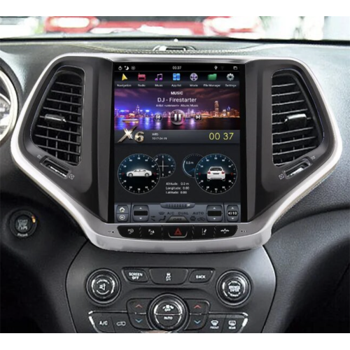 Магнитола Тесла CarMedia ZF-1018G-DSP для JEEP Cherokee 2014+ на Android 9.0