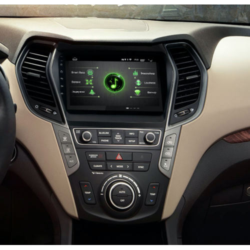 Штатная магнитола INCAR DTA-2405 для Hyundai Santa Fe III 2013-2018 на Android 10