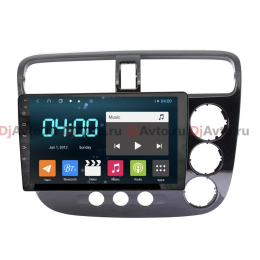 DjAvto 4632 - 4015 для Honda Civic 7 (VII) 2000 - 2006 c DSP на Android 9.0