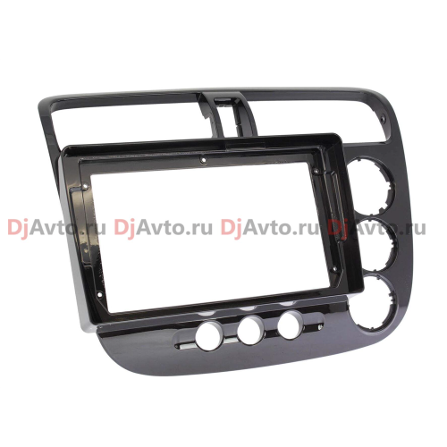 Переходная рамка DjAvto 4633 для Honda Civic 7 (VII) 2000 - 2006, 9" правый руль, авто с кондиционером