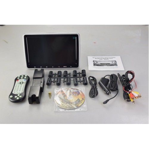 НАВЕСНОЙ МОНИТОР 10" НА ПОДГОЛОВНИК ERGO ER10VS (USB/SD/AV/HDMI/DVD)