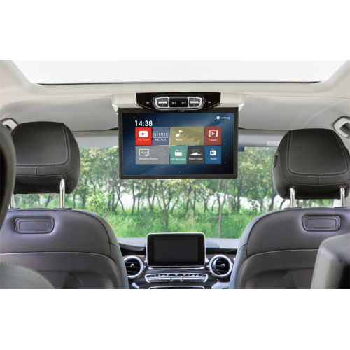 ПОТОЛОЧНЫЙ СМАРТ ТВ 15,6" ERGO ER15AMS ДЛЯ MERCEDES-BENZ (1920X1080, ANDROID) ЧЕРНЫЙ