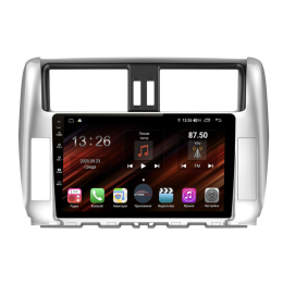 Магнитола Farcar XH065R (S400) (6/128ГБ) для Toyota Land Cruiser Prado 150 2009-2013 серебро на Android 10.0