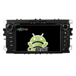 Штатная магнитола Roximo CarDroid RD-1702DB для Ford Focus 2, Mondeo (Android 9.0), черный DSP