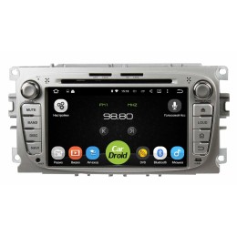 Штатная магнитола Roximo CarDroid RD-1702DS Ford Focus 2, Mondeo (Android 9.0) серебро,DSP