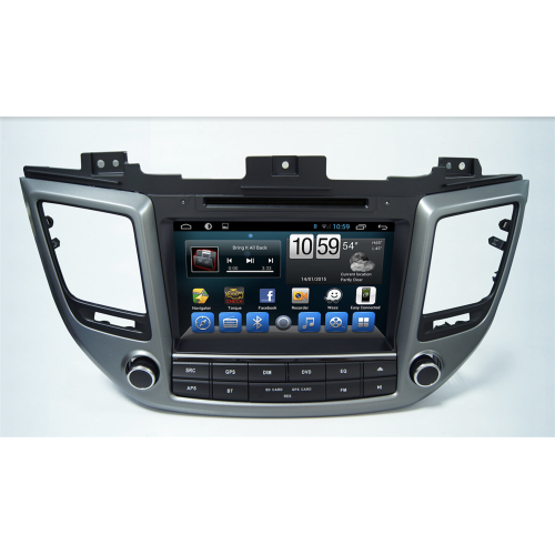Штатная магнитола CarMedia KR-8101-S9 для Hyundai Tucson III 2015-2018 на Android 8.1