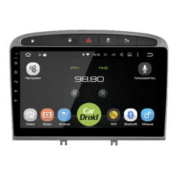 Штатная магнитола Roximo CarDroid RD-2901F для Peugeot 308 I, 408 2007-2017 на Android 10.0 DSP