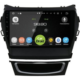 Штатная магнитола Roximo CarDroid RD-2019F-N17 для Hyundai Santa Fe III 2012-2019 (Android 10.0) DSP,с навигацией