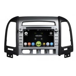 Штатная магнитола Roximo CarDroid RD-2001D для Hyundai SantaFe II 2005-2012 на Android 9.0,DSP (4 кнопки)