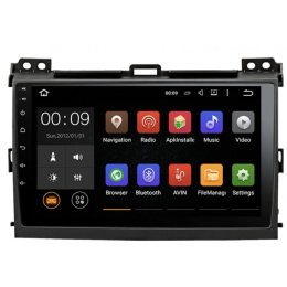 Штатная магнитола Roximo 4G RX-1105-Y для Toyota Land Cruiser Prado 120 2002-2009 (Android 12.0)
