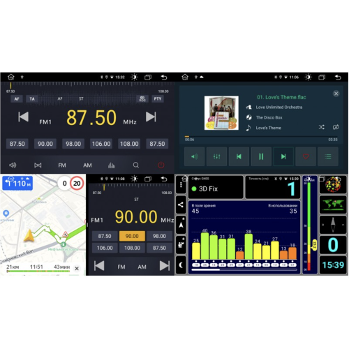Штатная магнитола Roximo 4G RX-1006 Универсальная 2DIN (Android 12.0)