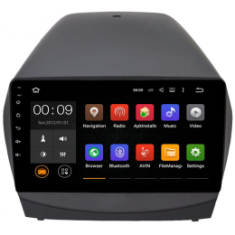 Штатная магнитола Roximo 4G RX-2002-M14 для Hyundai ix35 2010-2015 (Android 12.0) Комплектация с камерой и усилителем