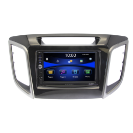 Магнитола в штатное место Hyundai Creta, IX25 2016-2019 Wide Media DV-JM7120 черный лак
