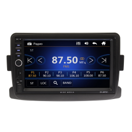 Магнитола в штатное место Renault Duster, Kaptur 2011-2020 Wide Media DV-JM7105 с рулевым управлением