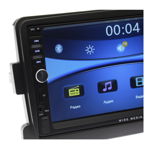 Магнитола в штатное место Renault Duster, Kaptur 2011-2020 Wide Media DV-JM7105 с рулевым управлением