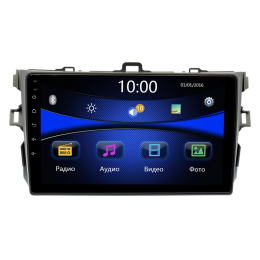 Штатная магнитола Toyota Corolla X 2006-2013 (антрацит, без воздуховодов) Wide Media DV-JM9038 WinCE 9 дюймов