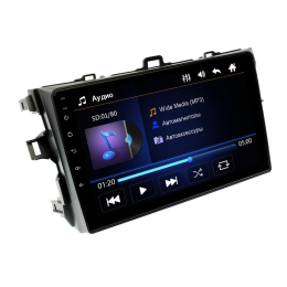 Штатная магнитола Toyota Corolla X 2006-2013 (антрацит, без воздуховодов) Wide Media DV-JM9038 WinCE 9 дюймов