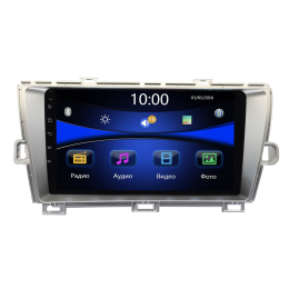Штатная магнитола Toyota Prius 2009 - 2015 Wide Media DV-JM9092 (правый руль) серебряный