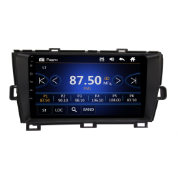 Штатная магнитола Toyota Prius 2009 - 2015 Wide Media DV-JM9135 (правый руль) черный