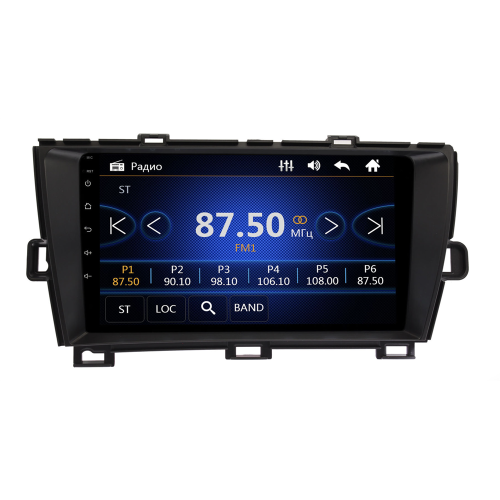 Штатная магнитола Toyota Prius 2009 - 2015 Wide Media DV-JM9135 (правый руль) черный