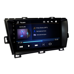 Штатная магнитола Toyota Prius 2009 - 2015 Wide Media DV-JM9135 (правый руль) черный