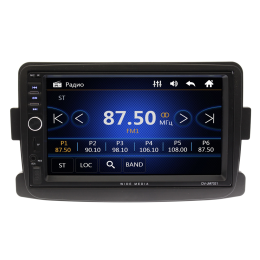 Магнитола в штатное место Renault Duster Wide Media DV-JM7104 без рулевого управления