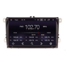 Штатная магнитола VW универсальная Wide Media MT9001bPK-2/16 (с новым разъемом)