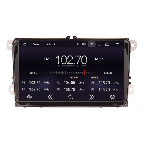 Штатная магнитола VW универсальная Wide Media MT9001bPK-2/16 (с новым разъемом)