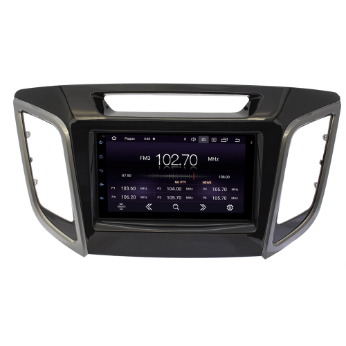 Магнитола в штатное место Hyundai Creta, IX25 Wide Media MT7120PK-2/16 черный лак