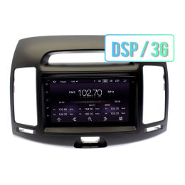 Магнитола в штатное место Hyundai Elantra, Avante 2006 - 2011 Wide Media MT7121PK-2/16 черная