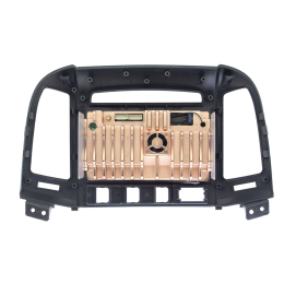 Магнитола в штатное место Hyundai Santa Fe II 2005-2012 с отверст. для 3-х кнопок Wide Media MT7126PK-2/16
